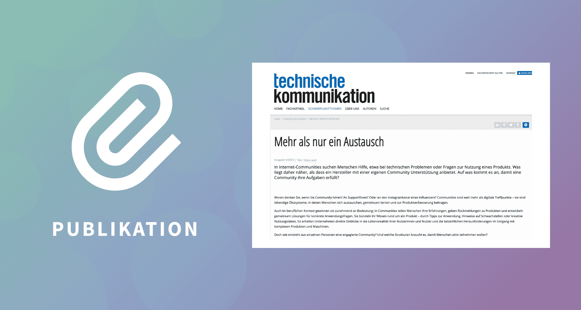technische Kommunikation